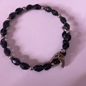 Alex and Ani bracelet with black beads